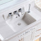 Frendorf | Wandmontierter Wasserhahn Messinghebelgriff Badezimmer Wasserhahn Handbrause