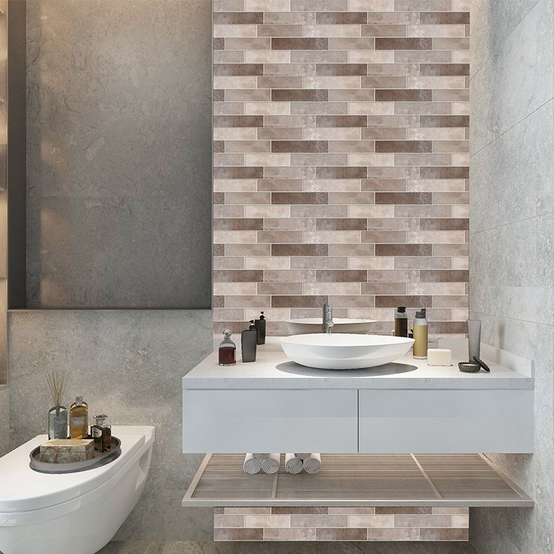 Frendorf | Peel & Stick U-Bahnfliese Rechteck Wasserfest Kunststoff Peel & Stick Fliese für Dusche