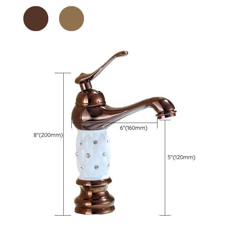 Frendorf | Luxury Vessel Faucet Messinghebelgriffe Niedriger Bogen Waschbeckenarmatur