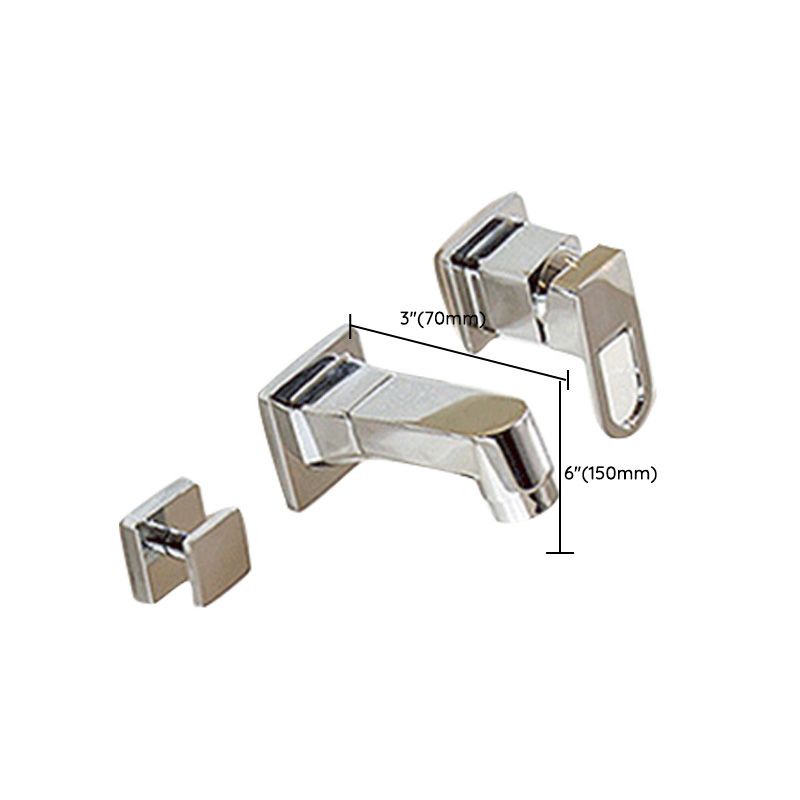 Frendorf | Wandmontierter Wasserhahn Messinghebelgriff Badezimmer Wasserhahn Handbrause