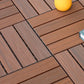 Frendorf | 12" X 12" 4-Slat Quadrat PVC Bodenfliesen Mit Interlocking Installation Bodenplatten Fliesen
