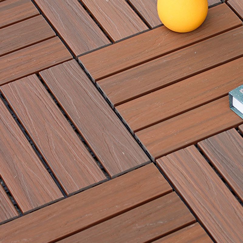 Frendorf | 12" X 12" 4-Slat Quadrat PVC Bodenfliesen Mit Interlocking Installation Bodenplatten Fliesen