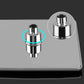 Frendorf | Chrome Quadrat Duschkopf Kombination Wandmontiert und Deckenmontiert Handbrause