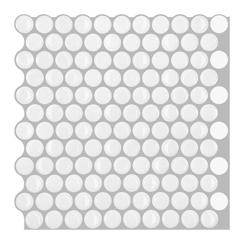 Frendorf | Moderne Peel and Stick Fliesen PVC Penny Round Peel and Stick Rückwandfliesen