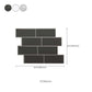 Frendorf | Moderne Peel and Stick Backsplash Wandfliese PVC Peel & Stick Feldfliese