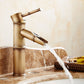 Frendorf | Landhaus Gefäß Wasserhahn Messing Hebelgriffe Wasserfall Auslauf Waschbecken Wasserhahn