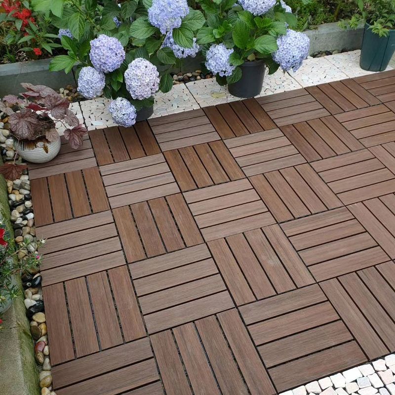 Frendorf | Moderne Bodenplatten Outdoor Wasserfest Rechteckige Holzterrassendielen