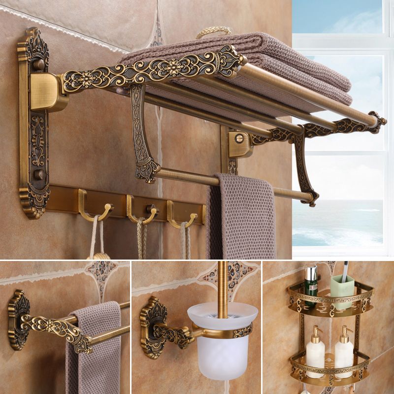 Frendorf | Messing Zubehör Hardware Set Traditionelle Badezimmer Zubehör Hardware Set