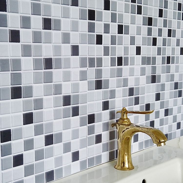 Frendorf | PVC Peel & Stick Mosaikfliese Quadratische Form Mosaikfliesen Tapete