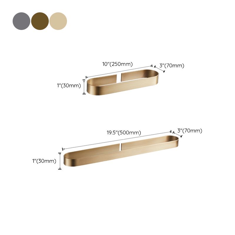 Frendorf | 2-teiliges modernes Badezimmer-Hardware-Set in Gold/Schwarz, Handtuchhalter