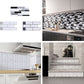 Frendorf | Kunststoff Peel & Stick U-Bahn-Fliese Modern Einfach U-Bahn-Fliese Tapete