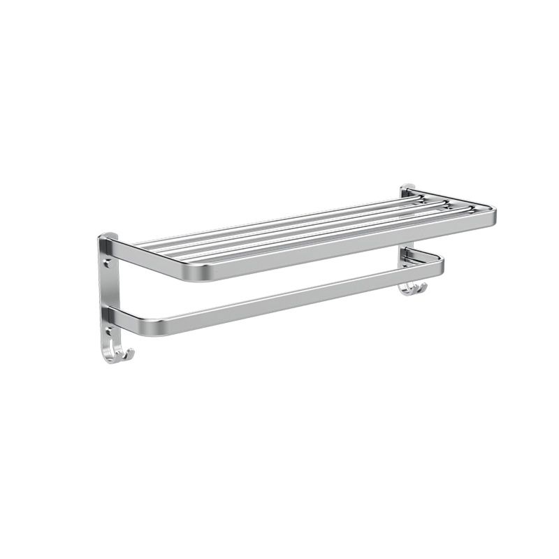 Frendorf | 7-teiliges Badezimmer-Zubehör-Set Modernes Aluminium-Badezimmer-Set in Silber
