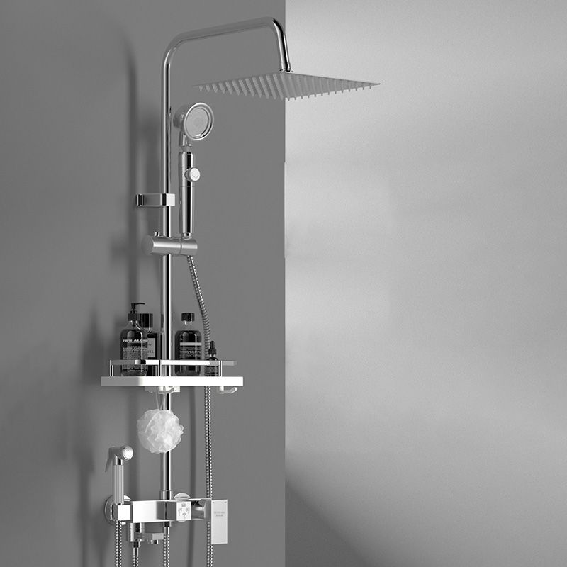 Frendorf | Wandmontiertes Duschsystem Griff Hebel Spot Resist Kupfer Duschsystem
