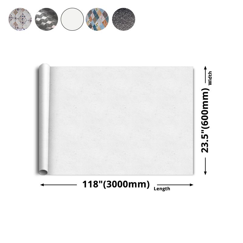 Frendorf | Modernes Peel and Stick Rückwandfliesen PVC Tapete für Boden und Wand