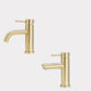 Frendorf | Deck Mounted Roman Tub Faucet Low Arc Tub Faucet Set in Gold