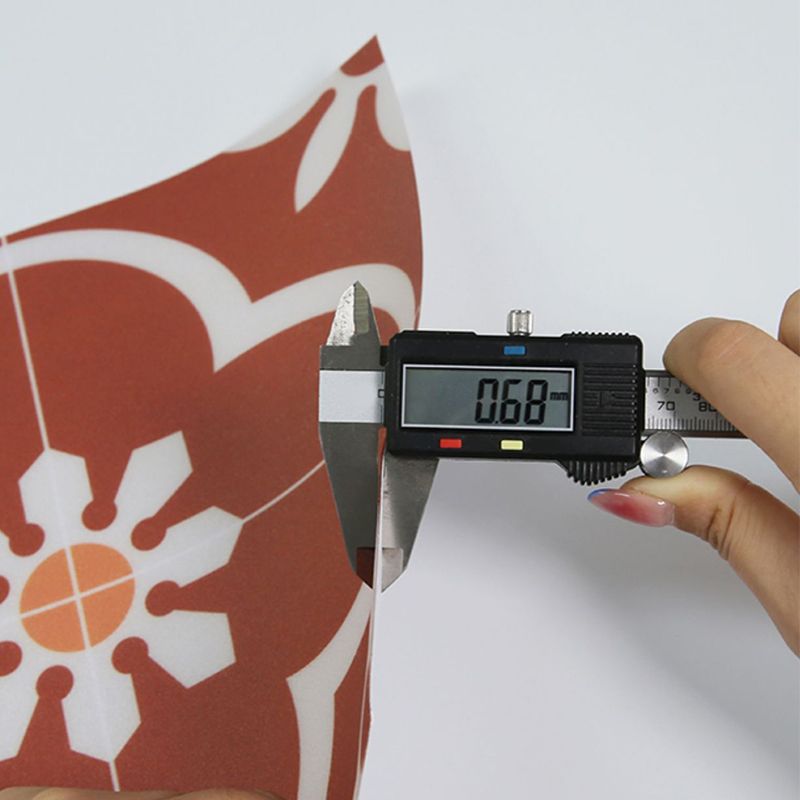 Frendorf | Peel and Stick Vinylboden PVC Muster-Vinylboden mit quadratischem Rand