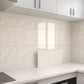 Frendorf | Modernes Feldfliesen/Einzelfliese PVC Peel und Stick Backsplash Wandfliese