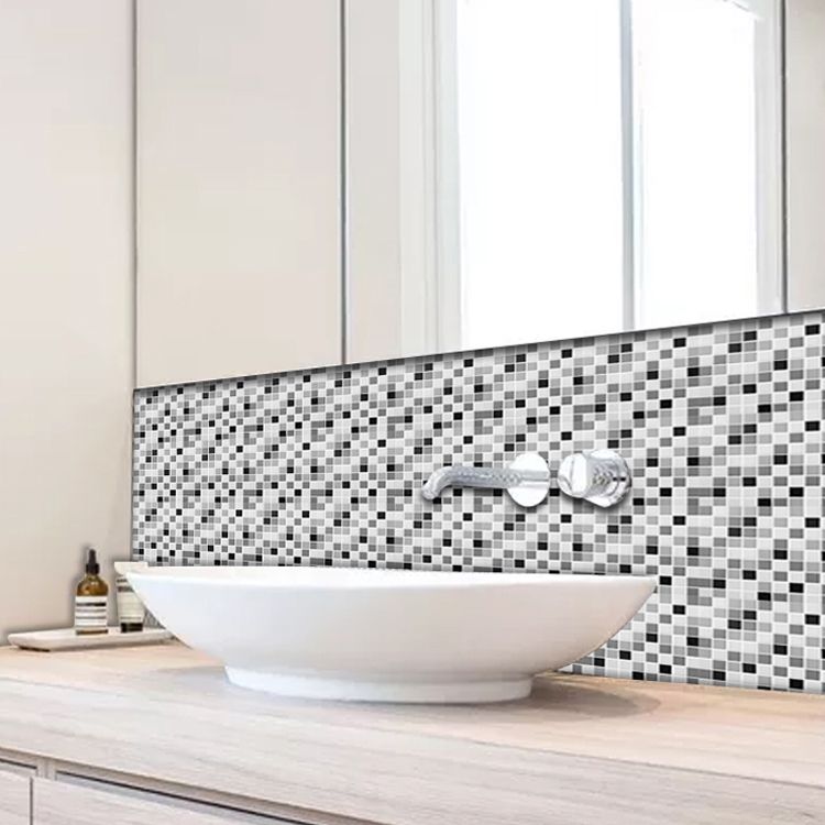 Frendorf | PVC Peel & Stick Mosaikfliese Quadratische Form Mosaikfliesen Tapete