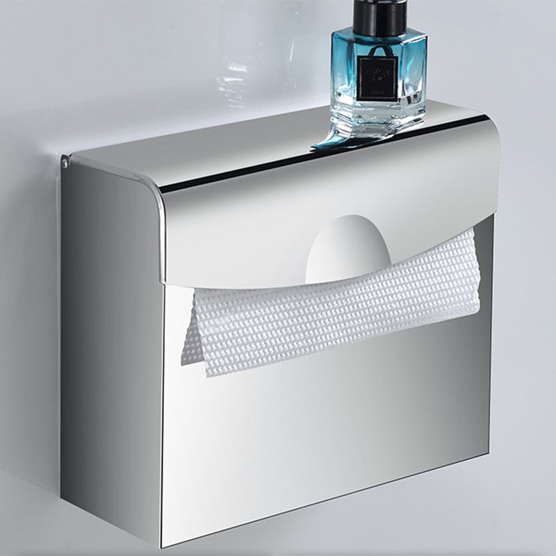 Frendorf | Modernes Edelstahl-Badezimmer-Set Papierhalter Badregal Badezimmerzubehör