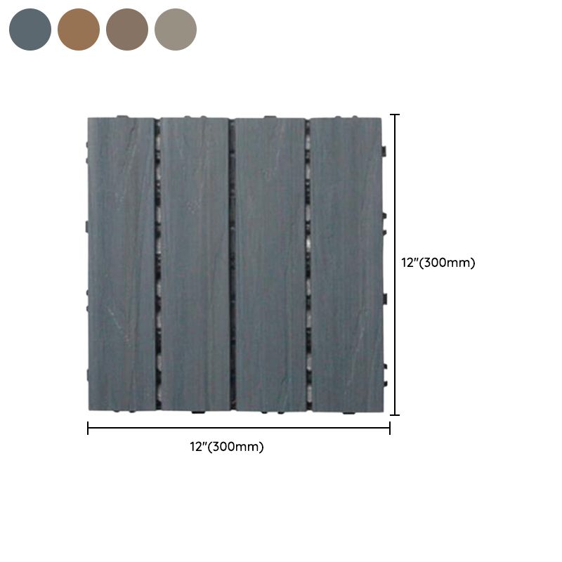 Frendorf | Moderne Bodenplatten Outdoor Wasserfest Rechteckige Holzterrassendielen