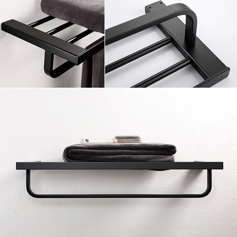 Frendorf | Traditionelles Badezimmerzubehör Hardware-Set in schwarzem Metall