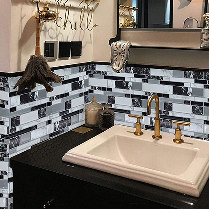 Frendorf | Bunte Mosaik Peel & Stick Fliese Wasserfest für Rückenwand