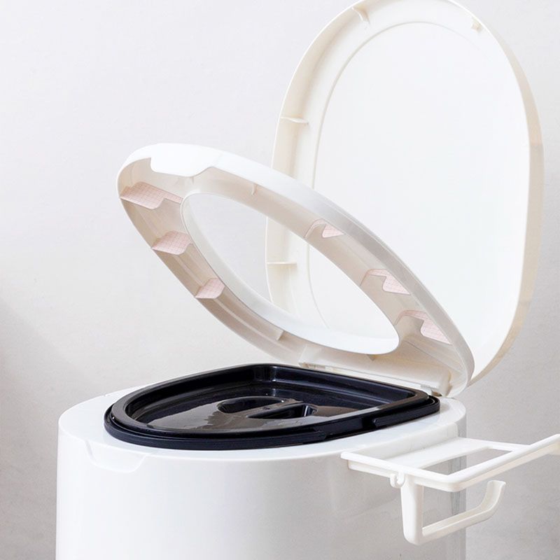 Frendorf | Bodenmontierte Kunststoff-WC Einteiliges WC Modernes Toilettenbecken