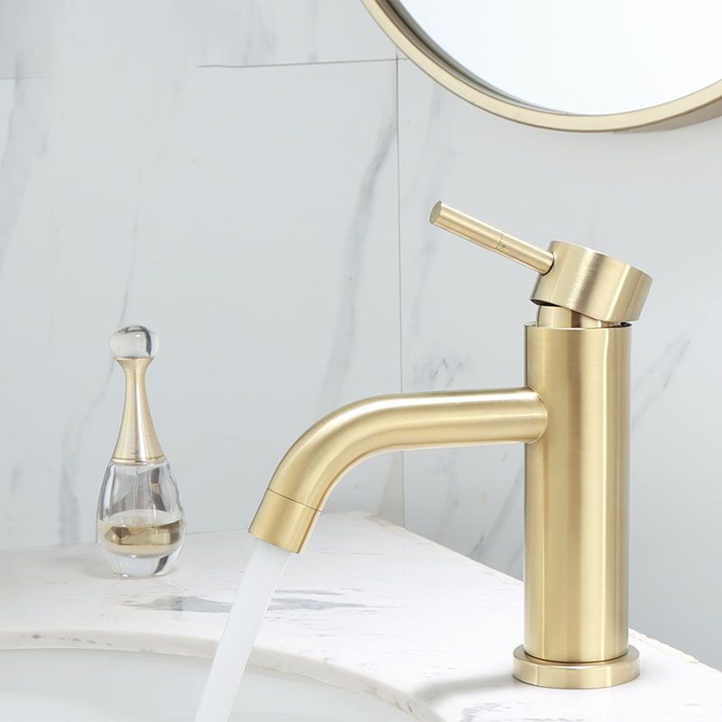 Frendorf | Deck Mounted Roman Tub Faucet Low Arc Tub Faucet Set in Gold