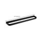 Frendorf | Modern Classic Badzubehörset aus Edelstahl Matt Schwarz Bademantelhaken/Handtuchring Bar