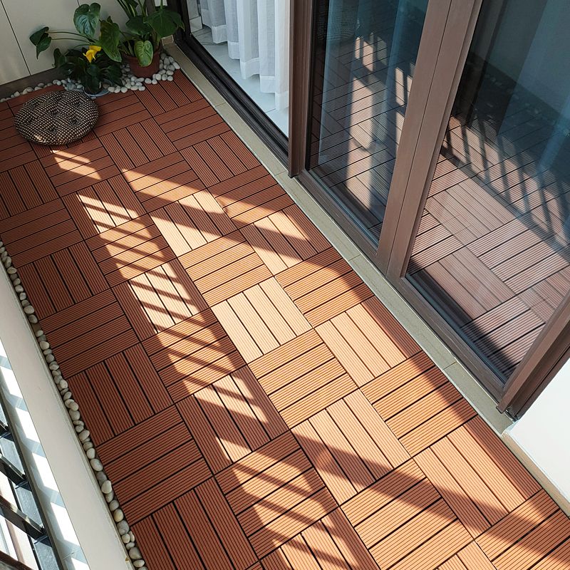 Frendorf | Modernes Kunststoffholz-Laminatplankendeck im Freien, schimmelresistentes Laminat