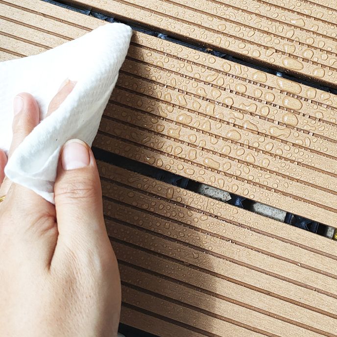 Frendorf | 11 Pack 12" X 12" Quadratische Deck-/Terrassenfliesen Snap Fit für Außenpatiofliesen