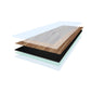Frendorf | Quadratkante Vinylboden Wohnräume PVC-Bodenbelag mit Peel & Stick