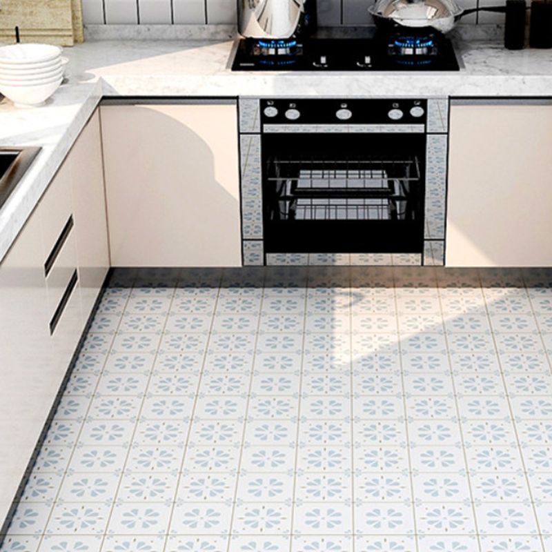 Frendorf | Badezimmer 3,5 mm Vinylboden Quadrat Peel and Stick PVC Boden