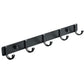 Frendorf | Modernes Badezimmer Zubehör Set Silber/Schwarz Badezimmer Accessoire Kit