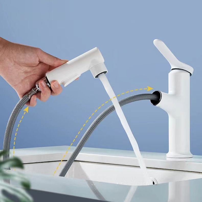 Frendorf | Moderner Waschbecken Wasserhahn Einfarbig Kupfer Waschbecken Wasserhahn für Badezimmer