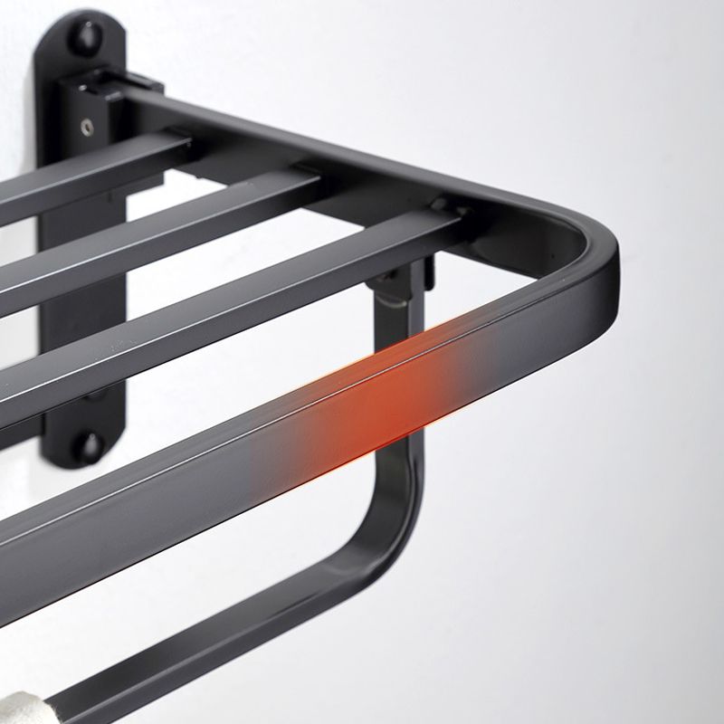 Frendorf | Modernes Badezimmer Zubehör Set Badeablage Handtuchhalter Matt Schwarz Bad Hardware Set