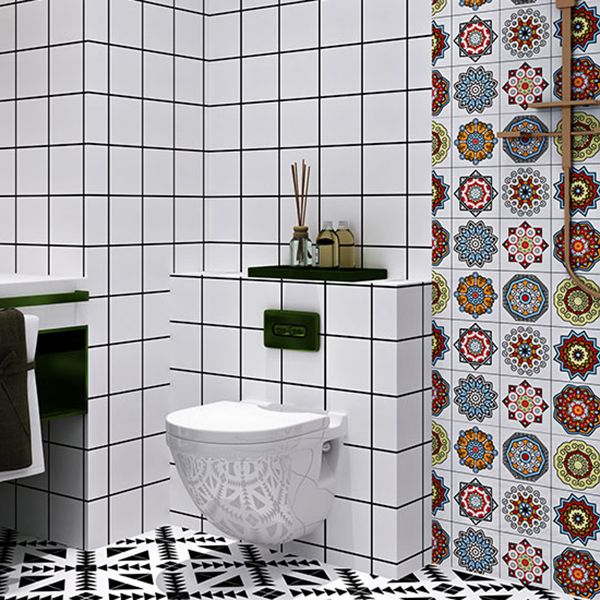Frendorf | Modischer Mosaik-Fliesen wasserdichter Peel-and-Stick-Rückwandfliesen