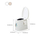 Frendorf | Zeitgenössische Kunststoff Urinal Standtoilette mit Sitz für das Badezimmer