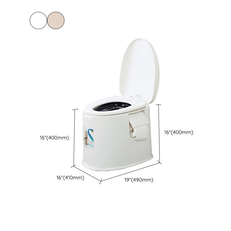 Frendorf | Zeitgenössische Kunststoff Urinal Standtoilette mit Sitz für das Badezimmer