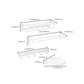 Frendorf | Modernes Badezimmerzubehör Hardware-Set Weißes Metall Badezimmerzubehör Kit