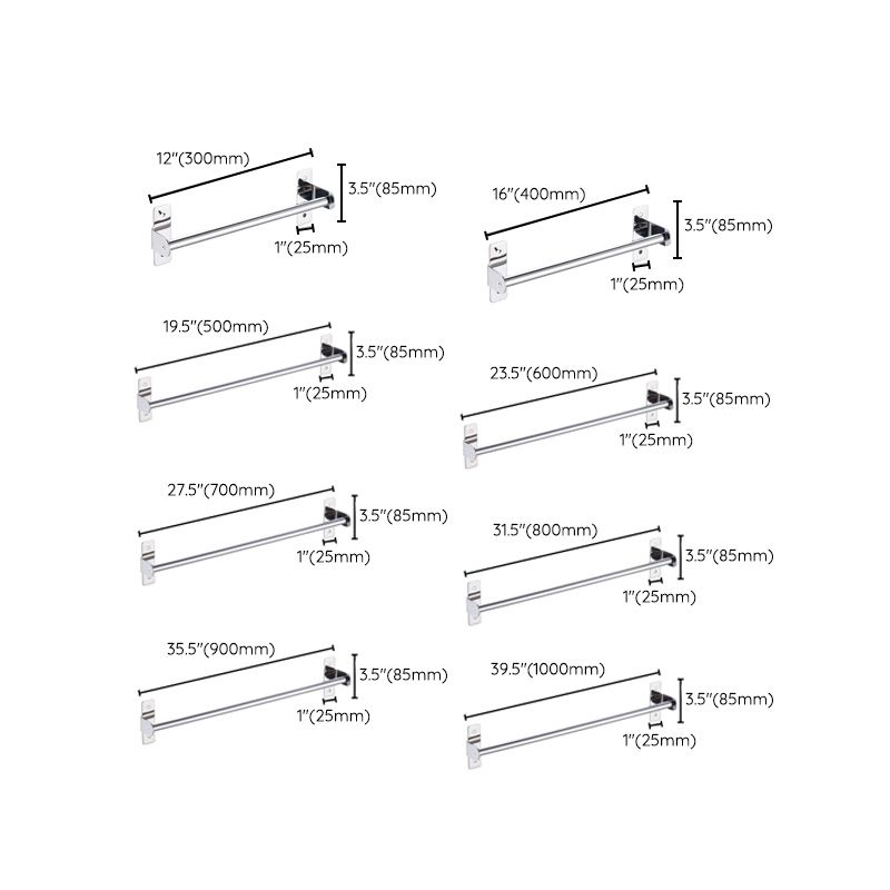 Frendorf | 3-teiliges Edelstahl-Badezimmer-Accessoire-Set Modernes Chrom-Objektständer