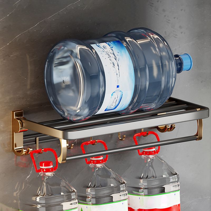 Frendorf | Traditionelles Schwarzes Aluminium Badbeschläge Set Badezimmer Zubehör Kit