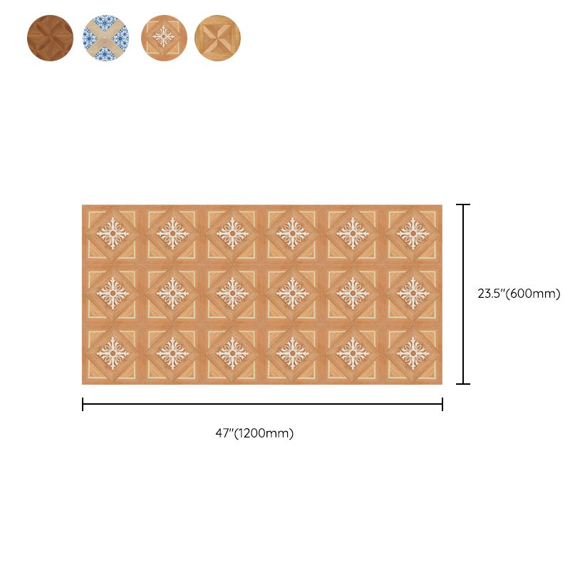 Frendorf | Fancy PVC Vinylboden Peel and Stick Geometrisch Bedrucktes Vinylplankenboden