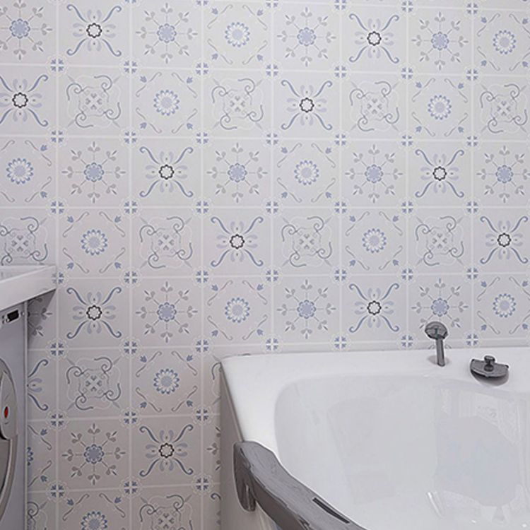 Frendorf | Spanisches Muster Einzelfliese Wasserfest Peel & Stick Fliese für Spritzschutz Wand
