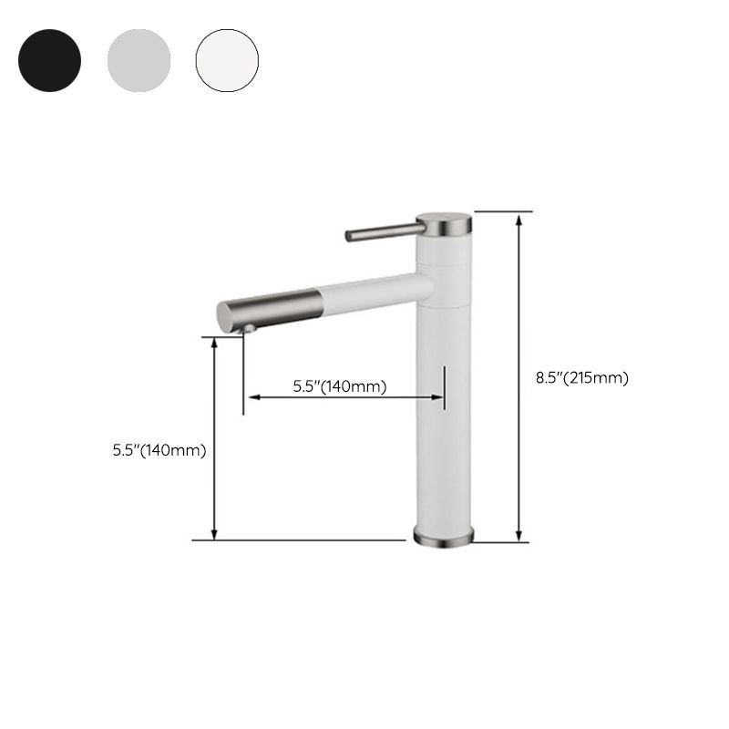Frendorf | Moderner Vessel Sink Wasserhahn Edelstahl Einhand Niedriger Bogen Ausziehbarer Vessel Wasserhahn