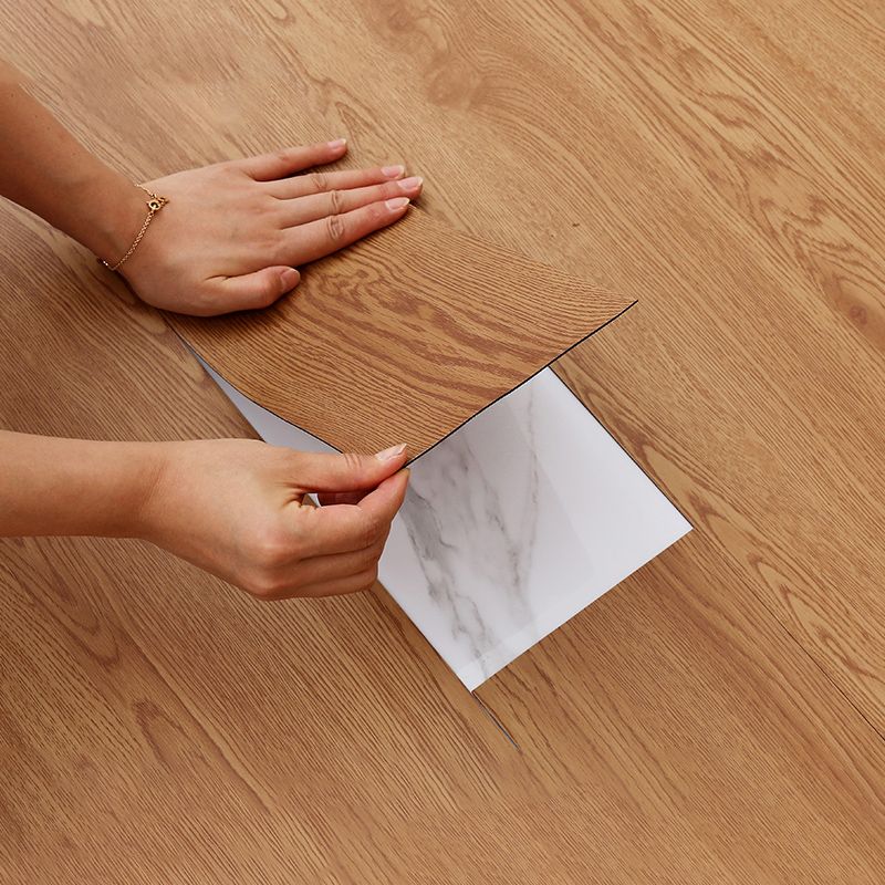 Frendorf | Modernes Peel and Stick Tile Kunststoff Flexibles Holzlook Kratzfestes Vinylplanke