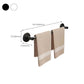 Frendorf | Aluminium Badezimmer Hardware Set Schwarzes Badezimmerzubehör Kit Handtuchhalter