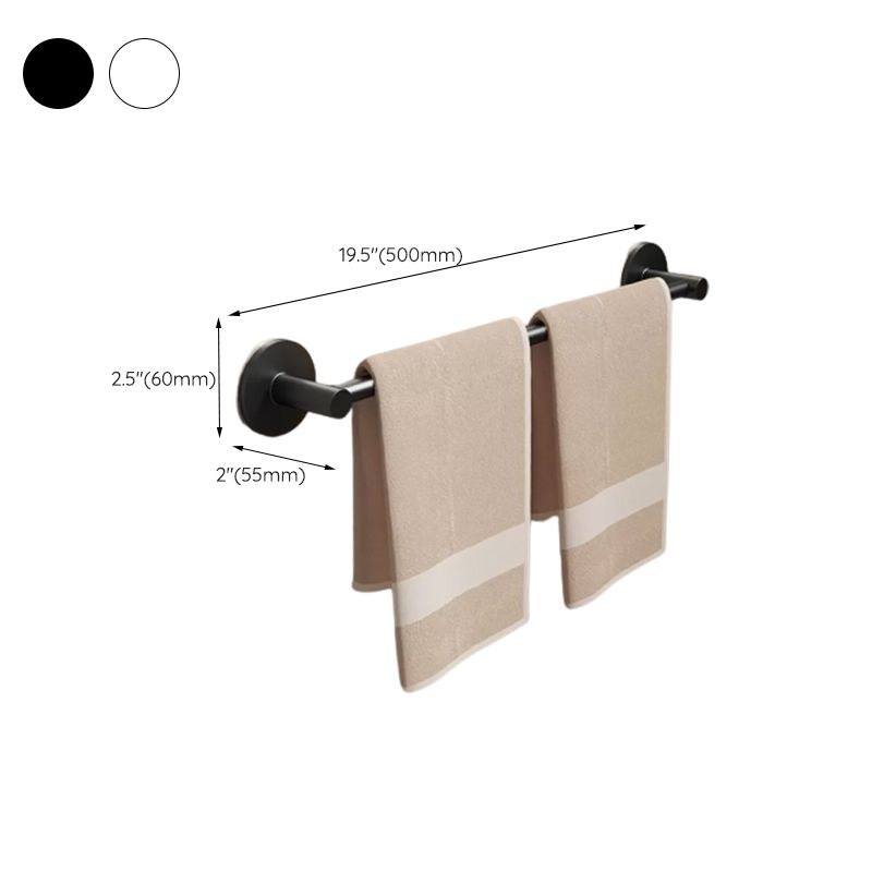 Frendorf | Aluminium Badezimmer Hardware Set Schwarzes Badezimmerzubehör Kit Handtuchhalter