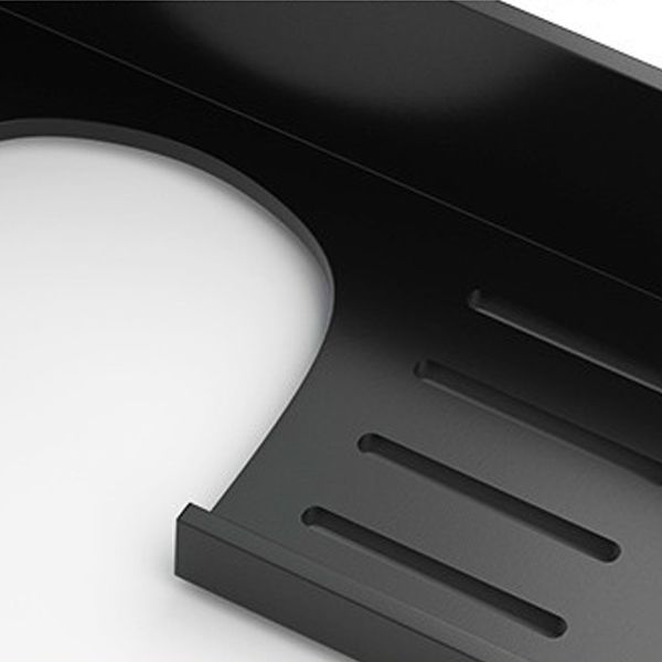 Frendorf | 2-teiliges modernes Badezimmer-Hardware-Set Badregal aus Aluminium