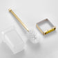 Frendorf | Gebürstetes Messing Badezimmer Hardware Set Retro Golden Badezimmer Zubehör Set